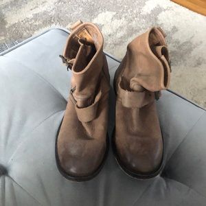 Dune by Born leather moto boots.